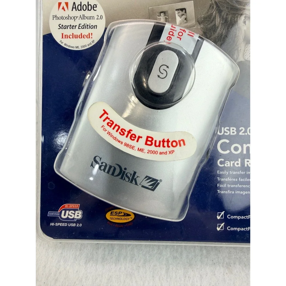 SanDisk ImageMate USB 2.0 CompactFlash CF Card Reader Writer New Open Package